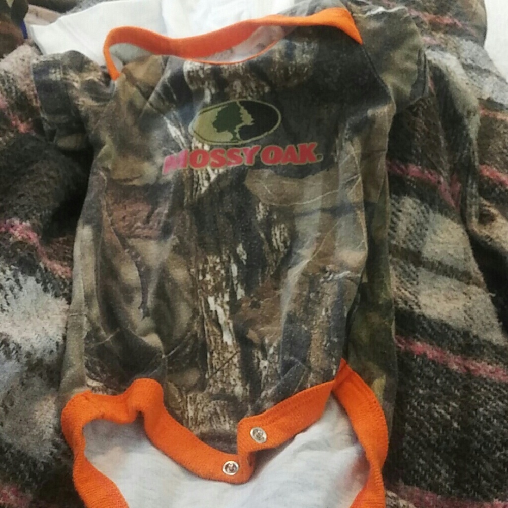Mossy oak onesie